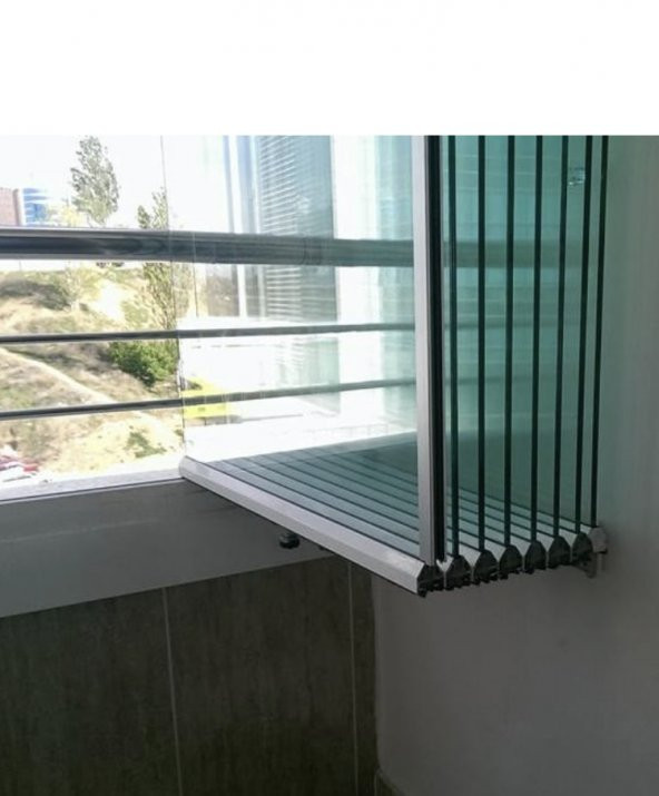 Cam Balkon Fitili Büyük H Alüminyum Fitil 1,5 mt. (8mmCam İçin) ürün görseli 1
