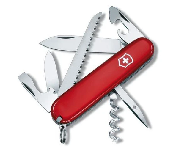 Victorinox Camper 1.3613.B1 Kırmızı İsviçre Çakısı 91mm 13F ürün görseli 1