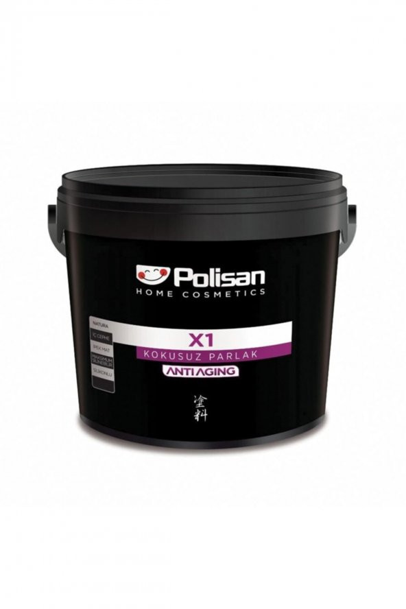 X1 Anti Aging Kokusuz Parlak Beyaz Boya 2,5 lt ürün görseli 1