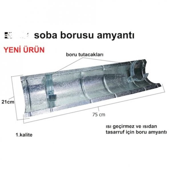 Isıkes Soba Borusu Tavan Isı Koruyucu ürün görseli 1