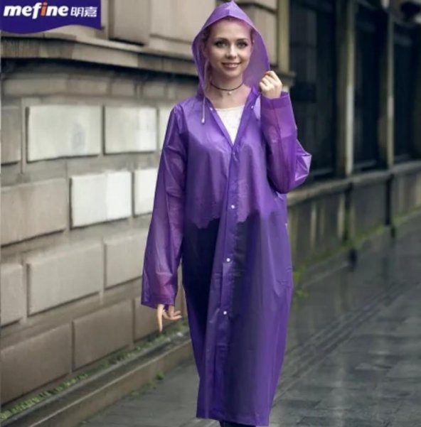Marlux Unisex Yağmurluk MRC-801  Mor - Resim 5
