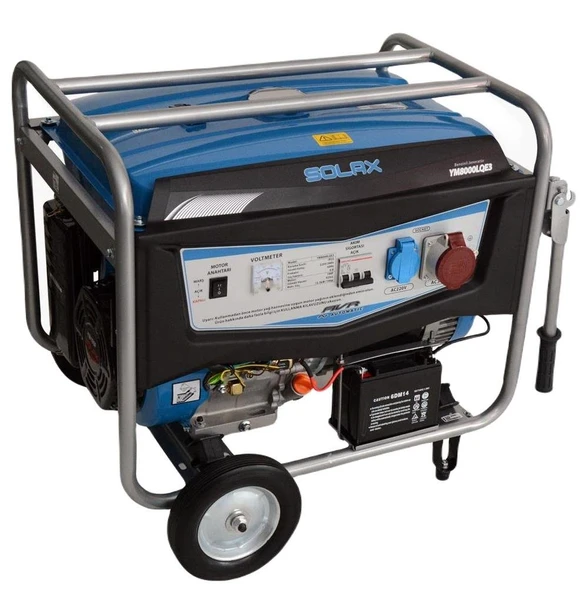 Solax YM8000LQE-3 Trifaze Benzinli Marşlı Jenerator ürün görseli 1