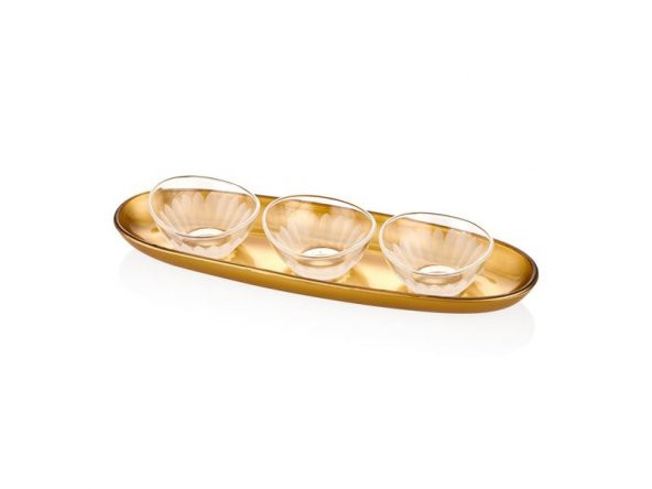 Decorium ARS 4287 4 Parça Aparatif Set Sunflower ürün görseli 1