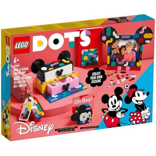 LEGO Dots 41964 Mickey Mouse and Minnie Mouse Back-to-School Project Box ürün görseli 1