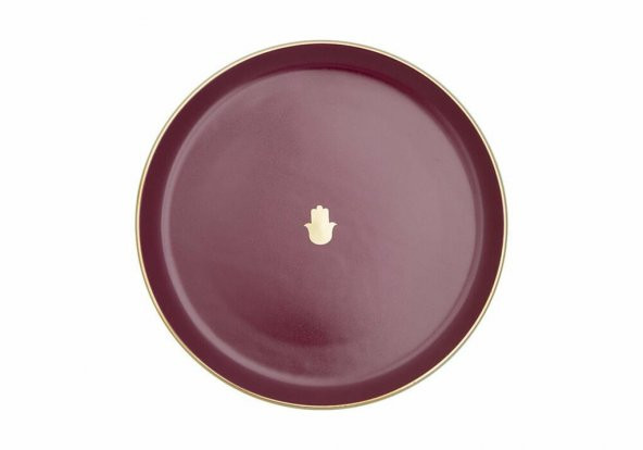 Porland Glamorous Fuşya Düz Tabak 20cm ürün görseli 1