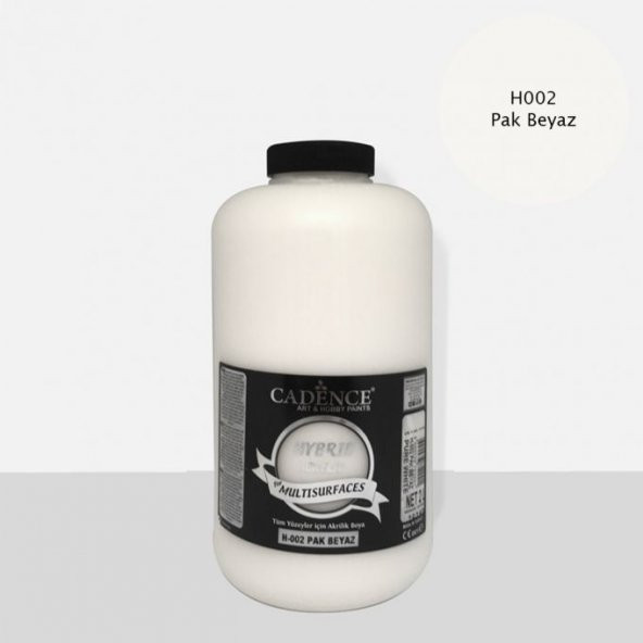 Cadence Hibrit Multisurface Boya 2000ml H-002 Pak Beyaz (3 Kg) ürün görseli 1