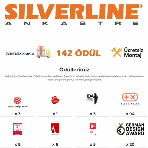 SilverLine 3420 Classy Beyaz 60cm Davlumbaz - Resim 2