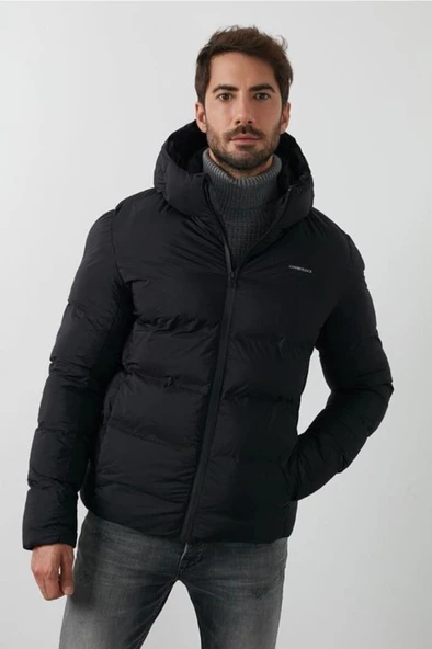 Lumberjack Sn22 Nolan Coat Erkek Siyah Mont  Siyah S-XXL ürün görseli 1