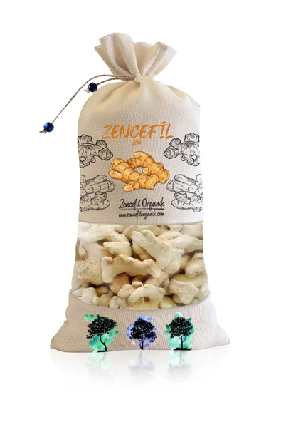Bez Torba Zencefil Kök 600 Gr. Özel Kalite Beyaz Kurutulmuş Kök Zencefil Çayı Ginger Root ürün görseli 1