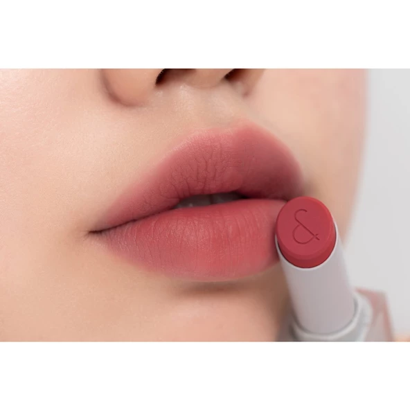 Rom&nd Zero Matte Lipstick Dusty Pink - Ruj - Resim 4