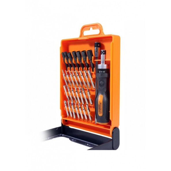 Rico Cırcırlı Mini Tornavida Saatçi Bits Seti Takımı 31 Parça RC2002 - Resim 3