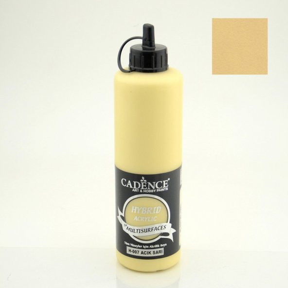 Cadence Hibrit Multisurface Boya H007 Açık Sarı 500ML ürün görseli 1