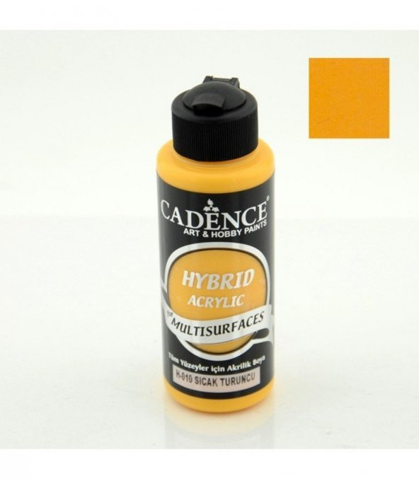 Cadence Hibrit Multisurface Boya H010 Sıcak Turuncu 120ML ürün görseli 1