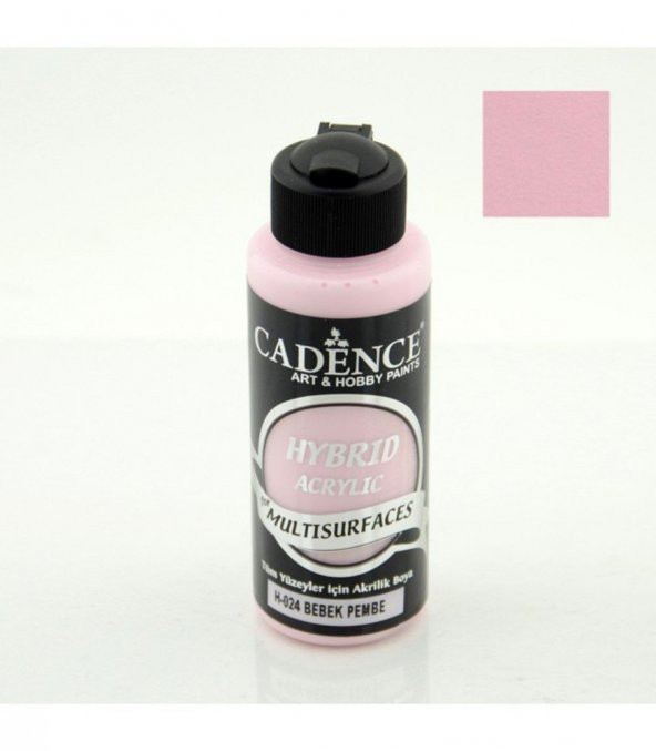 Cadence Hibrit Multisurface Boya H024 Bebek Pembe 120ML ürün görseli 1
