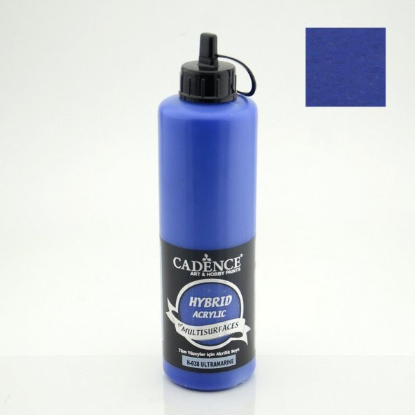 Cadence Hibrit Multisurface Boya H038 Ultramarine 500ML ürün görseli 1
