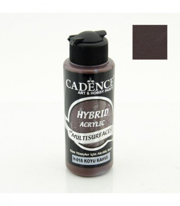 Cadence Hibrit Multisurface Boya H018 Koyu Kahve 120ML ürün görseli 1