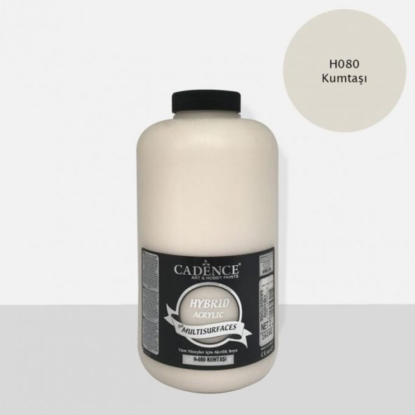 Cadence Hibrit Multisurface Boya 2000ml H-080 Kumtaşı (3 Kg) ürün görseli 1