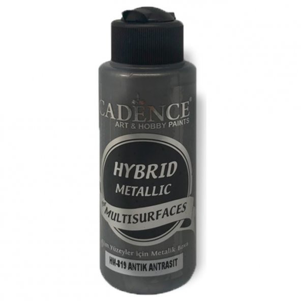 Cadence Hibrit Metalik Multisurface Boya H819 Antik Antrasit 120ml ürün görseli 1