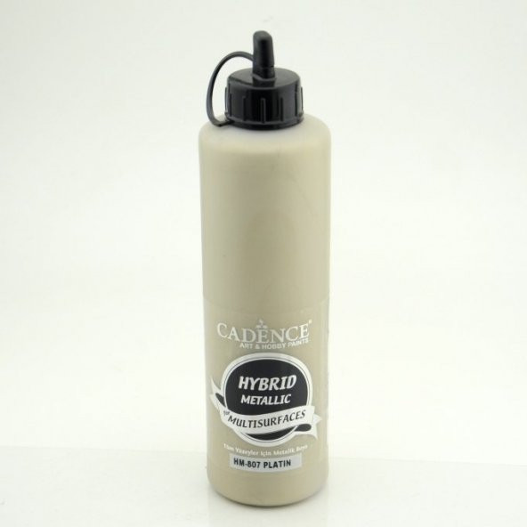 Cadence Hibrit Metalik Multisurface Boya HM807 Platin 500ML ürün görseli 1