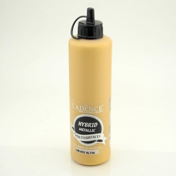 Cadence Hibrit Metalik Multisurface Boya HM800 Altın 500ML ürün görseli 1