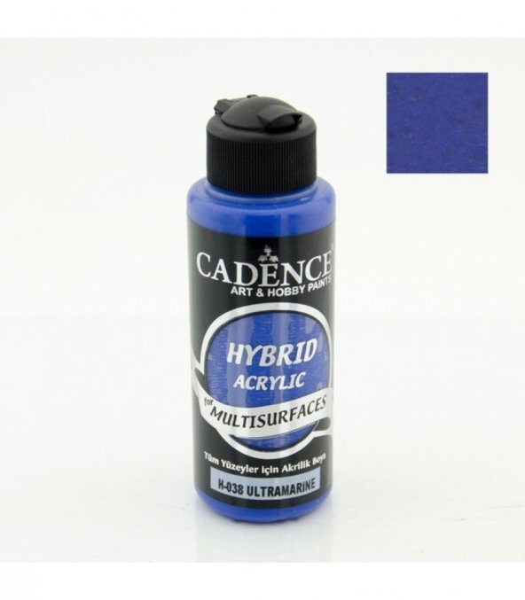 Cadence Hibrit Multisurface Boya H038 Ultramarine 120ML ürün görseli 1