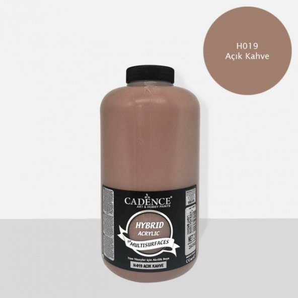 Cadence Hibrit Multisurface Boya 2000ml H-019 Açık Kahve (3 Kg) ürün görseli 1