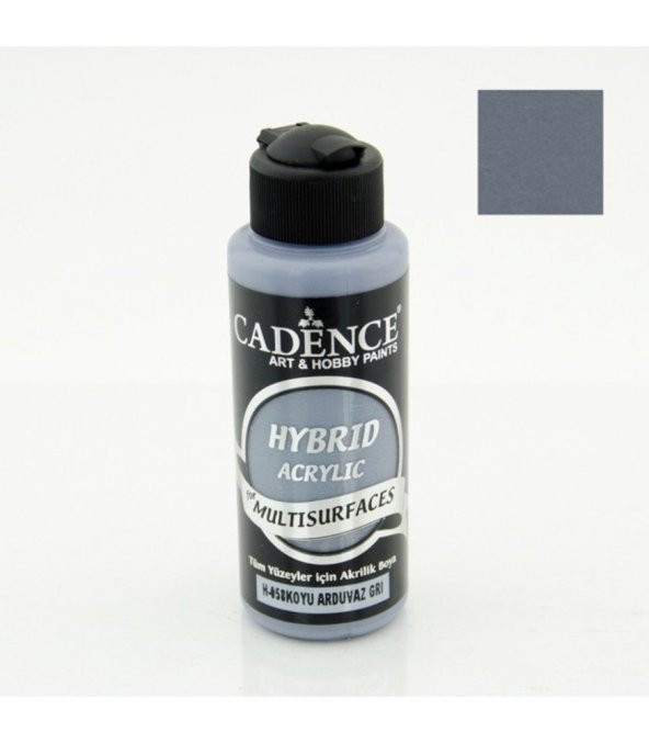 Cadence Hibrit Multisurface Boya H058 Koyu Arduvaz Gri 120ML ürün görseli 1