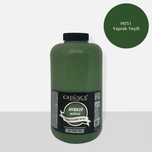 Cadence Hibrit Multisurface Boya 2000ml H-051 Yaprak Yeşili (3 Kg) ürün görseli 1