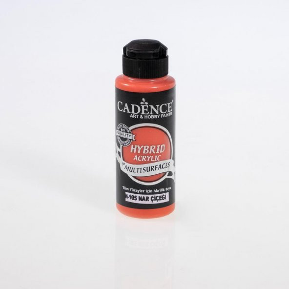 Cadence Hibrit Multisurface Boya H105 Nar Çiçeği 120ml ürün görseli 1