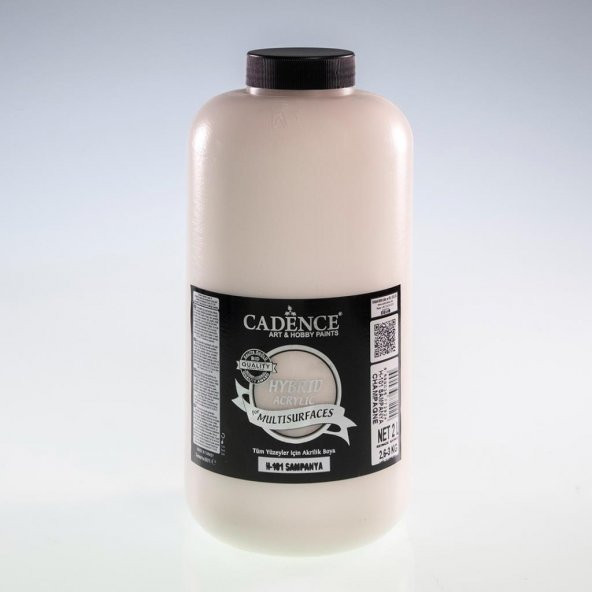 Cadence Hibrit Multisurface Boya 2000ml H-101 Şampanya (3 Kg) ürün görseli 1
