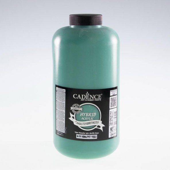 Cadence Hibrit Multisurface Boya 2000ml H-111 Kraliyet Yeşili (3 Kg) ürün görseli 1