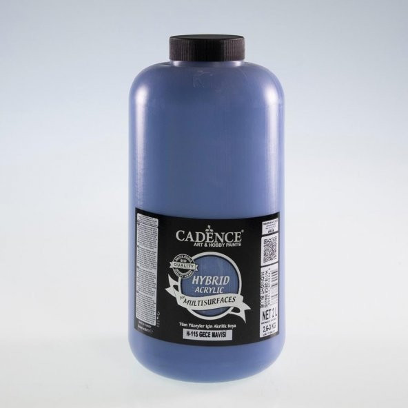Cadence Hibrit Multisurface Boya 2000ml H-115 Gece Mavisi (3 Kg) ürün görseli 1