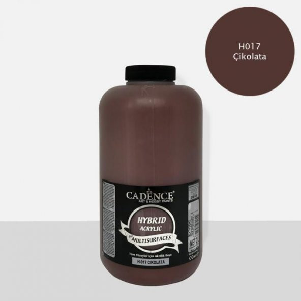 Cadence Hibrit Multisurface Boya 2000ml H-017 Çikolata (3 Kg) ürün görseli 1
