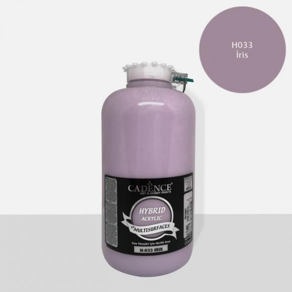 Cadence Hibrit Multisurface Boya 2000ml H-033 İris (3 Kg) ürün görseli 1