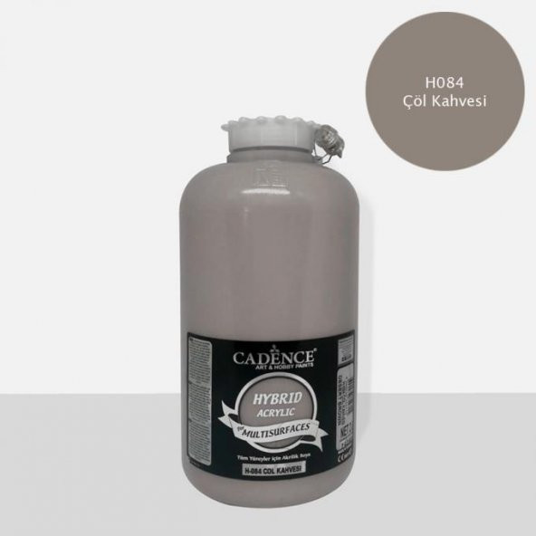 Cadence Hibrit Multisurface Boya 2000ml H-084 Çöl Kahvesi (3 Kg) ürün görseli 1