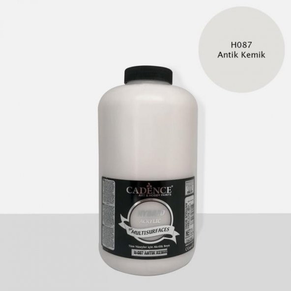 Cadence Hibrit Multisurface Boya 2000ml H-087 Antik Kemik (3 Kg) ürün görseli 1