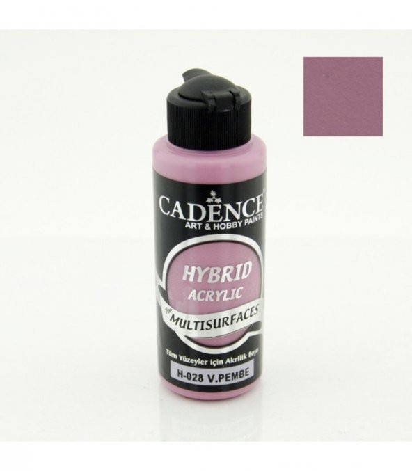 Cadence Hibrit Multisurface Boya H028 V.Pembe 120ML ürün görseli 1