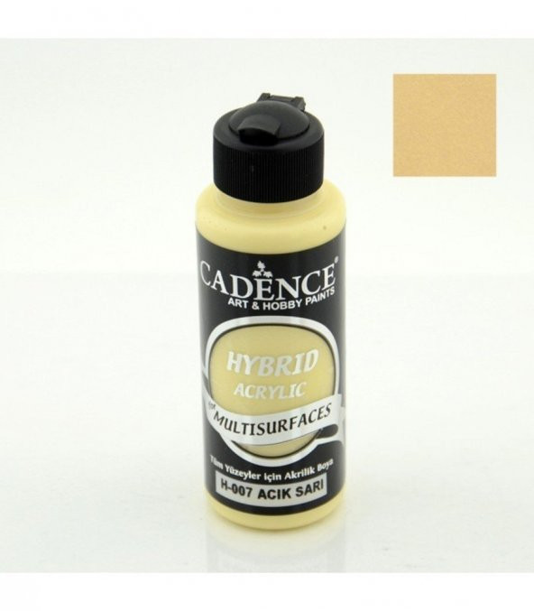 Cadence Hibrit Multisurface Boya H007 Açık Sarı 120ML ürün görseli 1