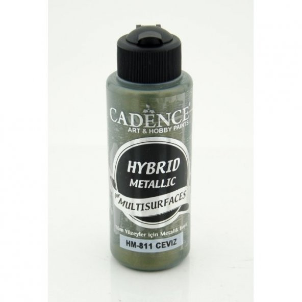 Cadence Hibrit Metalik Multisurface Boya H811 Ceviz 120ml ürün görseli 1
