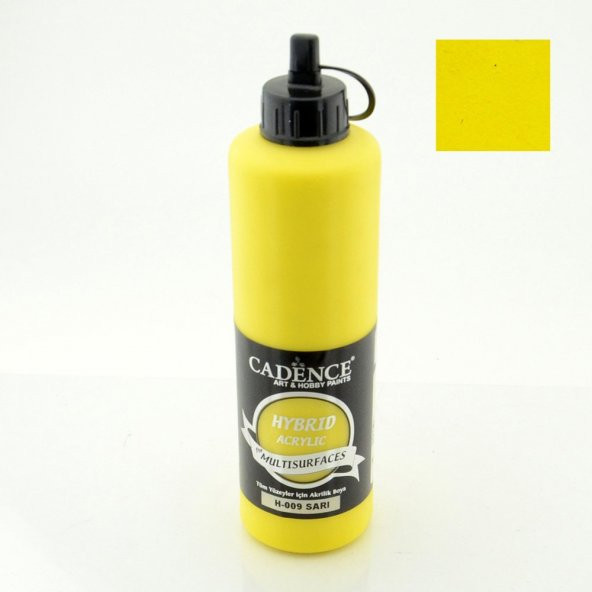 Cadence Hibrit Multisurface Boya H009 Sarı 500ML ürün görseli 1