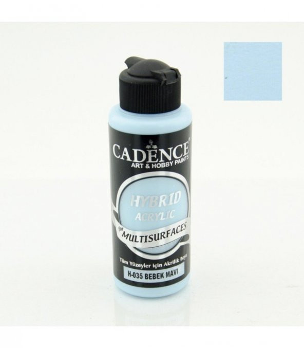 Cadence Hibrit Multisurface Boya H035 Bebek Mavi 120ML ürün görseli 1