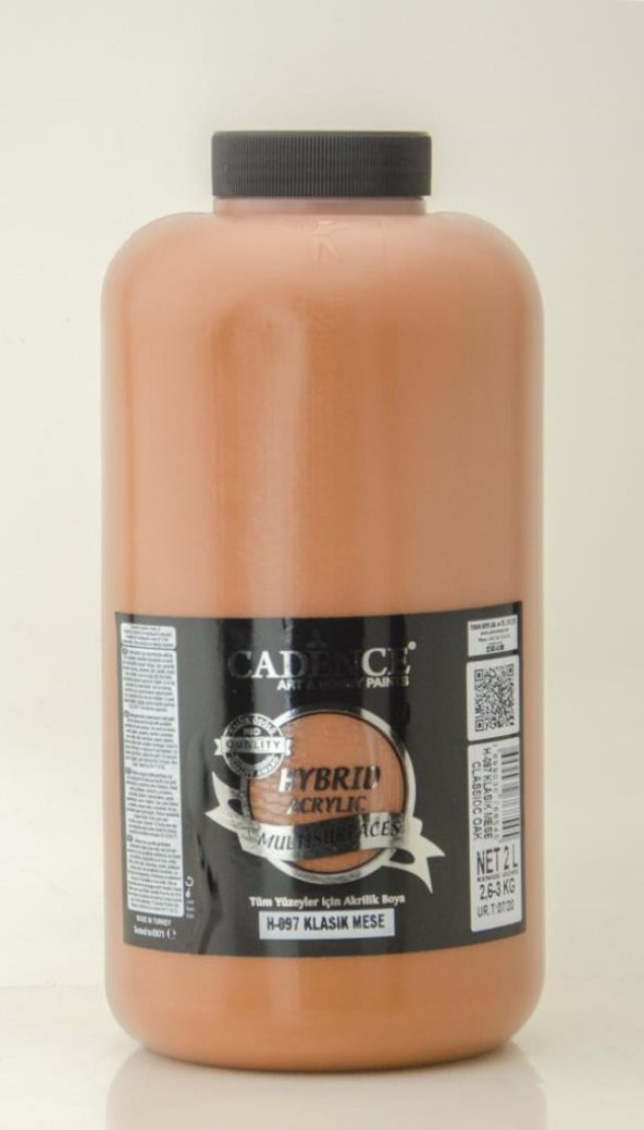 Cadence Hibrit Multisurface Boya 2000ml H-097 Klasik Meşe (3 Kg) ürün görseli 1
