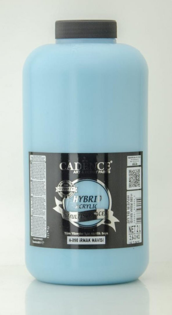 Cadence Hibrit Multisurface Boya 2000ml H-098 Irmak Mavisi (3 Kg) ürün görseli 1