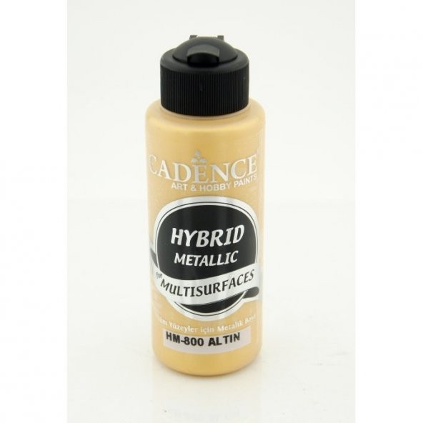 Cadence Hibrit Metalik Multisurface Boya H800 Altın 120ml ürün görseli 1