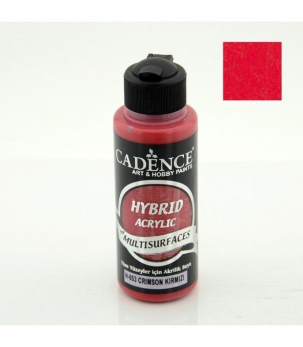 Cadence Hibrit Multisurface Boya H053 Crimson Kırmızı 120ML ürün görseli 1