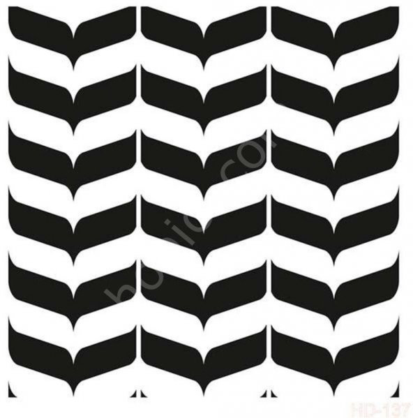 HD137 Cadence Home Dekor Stencil 45x45 ürün görseli 1