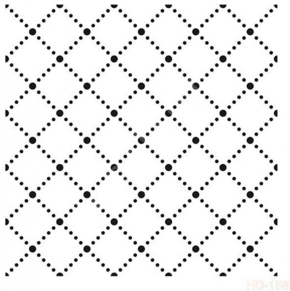 HD158 Cadence Home Dekor Stencil 45x45 ürün görseli 1