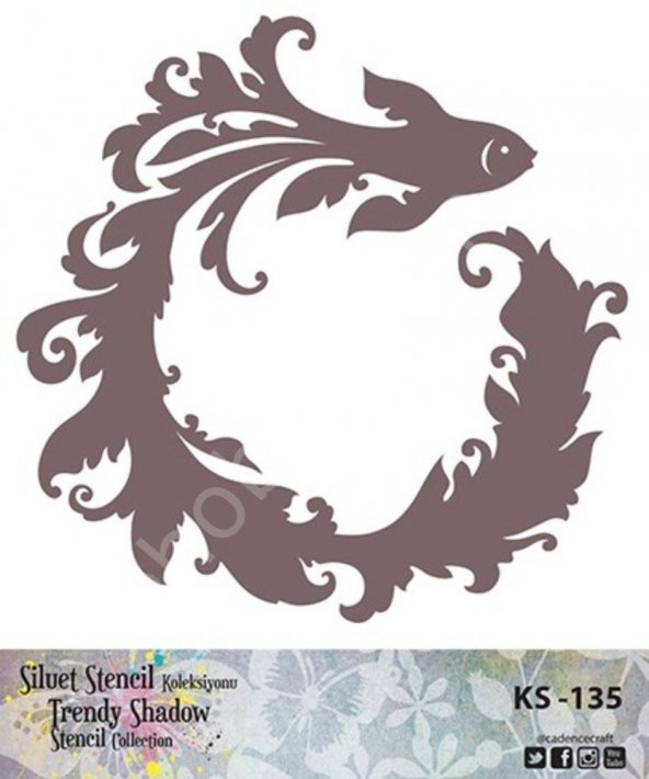 Cadence KS135 Silüet Stencil ürün görseli 1