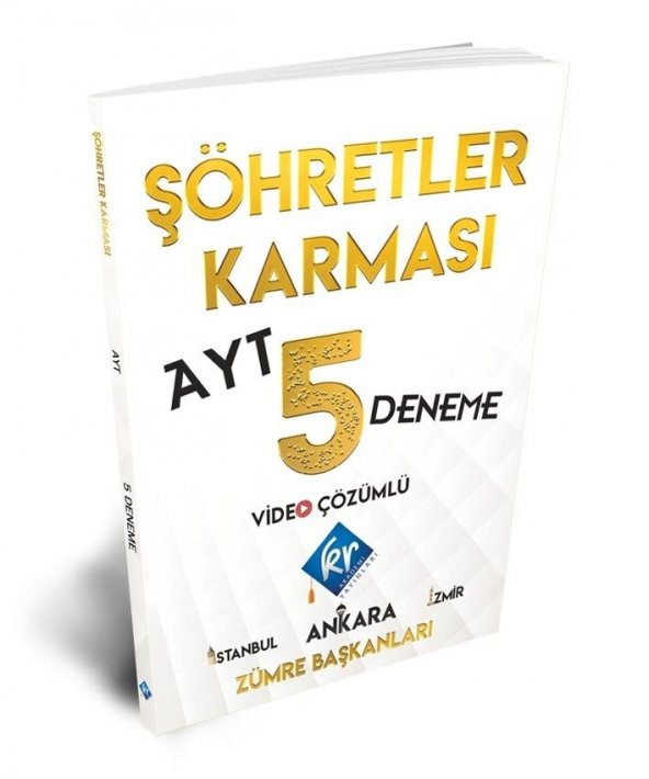AYT Şöhretler Karması 5 Deneme KR Akademi Yayınları ürün görseli 1