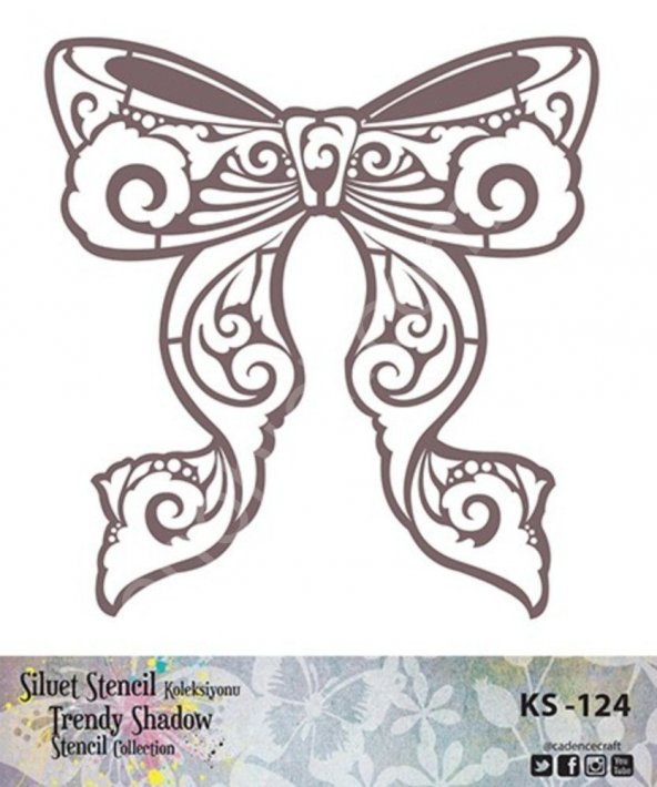 Cadence KS124 Silüet Stencil ürün görseli 1
